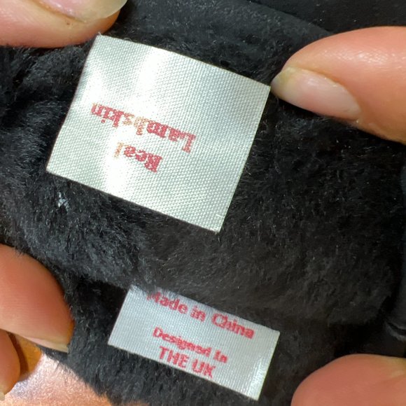 DENTS BLACK LEATHER GLOVES | MENS SIZE L - Picture 6 of 8